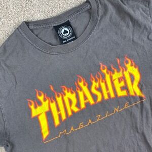 Thrasher Magazine Skate Skateboarding San Francisco T Shirt Men's Small Thrashed